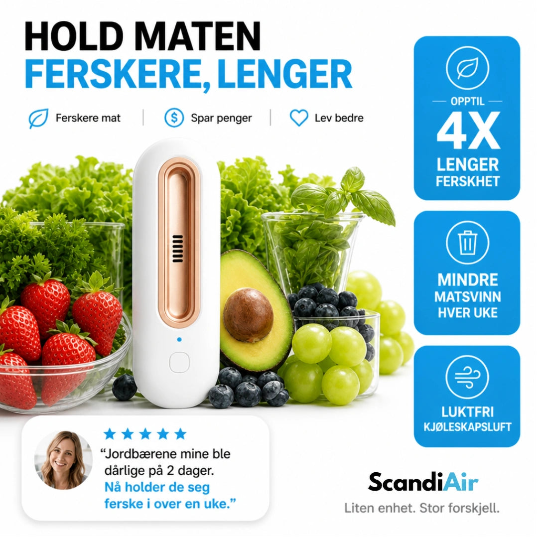ScandiFridge™ - Hält Lebensmittel bis zu 4-mal länger frisch & reduziert deine Lebensmittelkosten