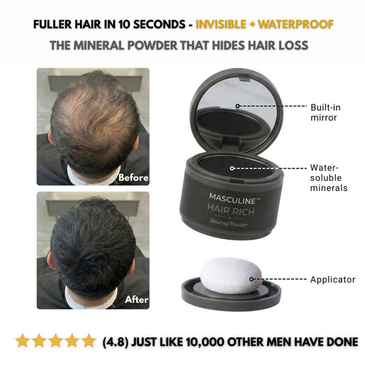 Masculine HairRich™ - Premium-Haarausfall-Filler für Männer